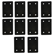 아이베란다 사각 평철 보강철물 연결 블랙코팅 브라켓, 10개