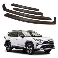 比德堡 崁入式晴雨窗 標準款 豐田TOYOTA 2019年起 NEW RAV4五代專用, 前窗兩片