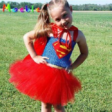 萬聖節超人手工網紗裙