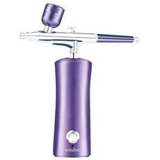 Windee 나노 미스트기 130kpa 고압 주입식 수분공급기 피부 관리 홈케어 미니 휴대용, 퍼플, 1052