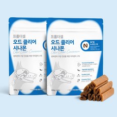 프롬더셀 오드클리어 시나몬 강아지 치주염 치석제거 입냄새 완화 구강영양제, 2세트, 구강/치석관리, 20정