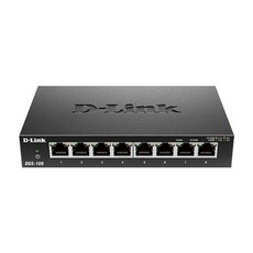 D-Link DGS-108 8埠 Gigabit 乙太網路交換器 隨插即用, 1個