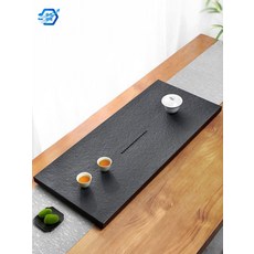 퇴수기 배수차탁 천연스톤 차트레이 다도차판 돌판, 카누90x40x3CM, 1개