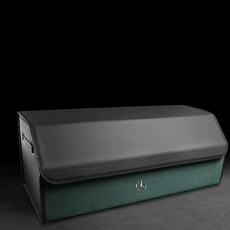 트렁크 정리함 보관함 세차용 SUV용 수납함 차량용, 업그레이드 벤츠 로고 + 75x31x30 C