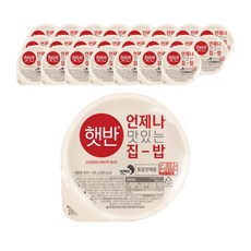 햇반 백미밥, 205g, 24개