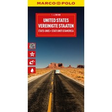 (外文書)USA Marco Polo Map Hardcover, English
