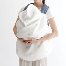 와이엠마마 다용도 아기띠 올인원 유모차 여름 인견 후드 블랭킷, 리본(트리플인견) 리본(트리플인견)