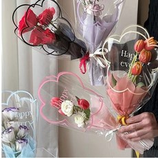 웬카 꽃포장비닐 꽃다발 포장비닐 50p