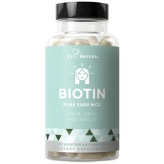 Eunatural 生物素素食膠囊 5000mcg, 1個, 120 件