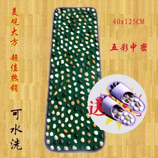 자갈돌 지압 매트 마사지 혈액 순환 옥돌 발 족지압, 1개