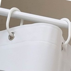 80x180 물박이 심플한 방수 샤워커튼 민무늬 흰색 방습 무지 96332pc 1(ea)