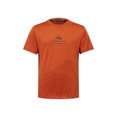 [아이더] HERITAGE (헤리티지) 남성 하이테크 반팔 라운드 티셔츠_Dark Orange