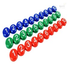 디에인샵 숫자 자석 칠판용 세트 자석숫자, 빨강