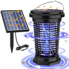 PALONE 팔각형 태양광 충전 USB 충전 초강력 초음파 모기등 해충퇴치기 램프 장식 걸이형 실내용 야외용 정원용 캠핑용 낚시용 등산용 가정용 모기 유인 3중보호-LT-808, -LT-808