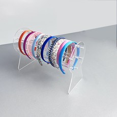 1+1 아크릴 머리띠 정리대 거치대 걸이 헤어밴드 거치대 다용도 머리끈 보관