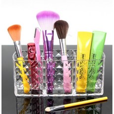 브러쉬 선택/사용용이 넓은공간확보 브러쉬정리대(3칸) 보관함 칸막이 소품, 1개