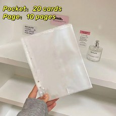 4 그리드 멀티 사진 Kpop 포켓 카드 포토 바인더 내부 페 슬리브 A5, 2 grids 2