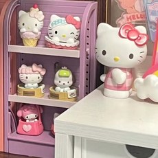 臺灣出貨 萌粒展示盒 萌粒收納盒 適配世界之外崩壞疊疊樂展示架迷你手辦多層展示盒小鼻嘎公仔娃娃 萌粒展示櫃 萌粒 KX, 1個, 多功能收納架【紫色】