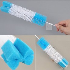 정군디자인 젖병솔 텀블러 솔 깔끔이 병솔 좁은입구병닦는솔세척솔, 소, 1개