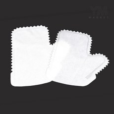 YM 부직포 청소 장갑 10p 물기제거용, 화이트, 1개, 소