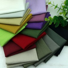 [동대문원단]SS 린넨 면스판 바이오워싱 바지 원피스 자켓 스커트 테이블커버, 블랙, 1개