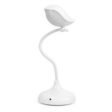 데코 아가새 미니 LED 무드등 블루투스 스피커, 화이트, 아가새 (WB1004)