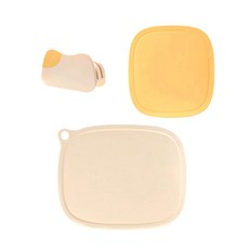 Fasola 銀離子砧妙組合砧板, 黃色, 1個