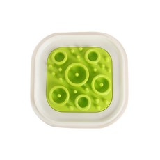 펫트롱 슬로우 반려 동물 식기, 그린, 2개