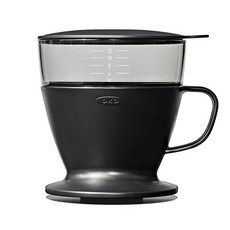 OXO 브루 푸어 오버 커피 메이커 물 탱크 포함 — 매트 블랙 394256, Matte Black