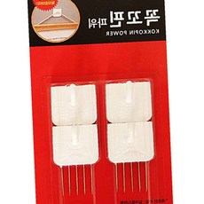 다용도걸이 우일 다용도 벽지핀 U자형 4개입 벽후크 벽걸이