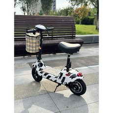 앉아서타는 킥보드 좌식 스쿠터 출퇴근 안장 퀵보드, 24V, 10인치 24V 12A 멀티(50-60마일)