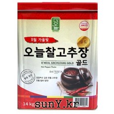 오늘 찰고추장골드 캔 14kg, 1개