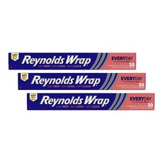 Reynolds 랩 알루미늄 호일 9.1m(10야드) X 30.5cm(12인치) 2.9제곱미터(30제곱피트) 박스형 (3팩)