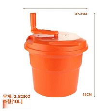 업소용 야채탈수기 식품탈수기 수동, 0396 탈수통 10L, 기본 모델명/품번