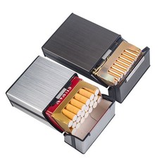 슬림케이스 메탈케이스 메탈 자석 초경량 케이스 LMCF-0064 odm534bU, 1개, 블랙_일반형