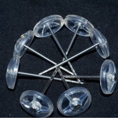 이불걸이 버튼 미끄럼방지 싱글 침대 커버 고정기 논슬립 스트랩 인테리어용, 바늘 한 봉지 투명 긴 바늘 8개