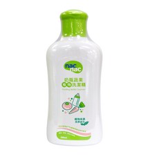 nac nac 食品級成分 溫和洗淨奶瓶及餐具 保護寶寶健康, 1個, 奶瓶蔬果植物洗潔精200ml(旅行組)