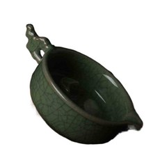 연적 덮개포함 잉크접시 벼루 다용도 도자기 먹그릇 먹물 카트리지 국다용도 묵지 붓걸이 필세, T16-상운+뚜껑 가요 메이지칭 도자기