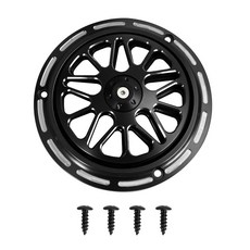 Vespa Sprint 150 125 13-21專用CNC風扇外蓋-極限超快感 黑, 1個