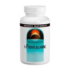 SOURCE NATURALS 左旋苯丙胺酸錠 500mg, 100顆, 1罐