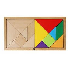 나무 컬러 도형학습용 퍼즐조각 맞추기 도형알기 도형교구 유아 놀이용 어린이 기하도형