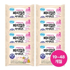 동원 [동원냉장냉동] 덴마크 짜지않은 아기치즈 스텝2 170g x8개 (총80매), 8개