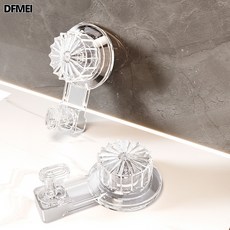 DFMEI 免打孔真空粘鉤玻璃吸壁式衛生間浴室廚房無痕強力鉤, 1個, 輕奢吸盤掛鉤