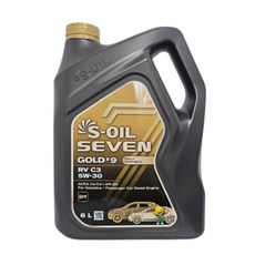 에스오일 세븐골드 9 RV C3 5W30 6L, 상세페이지 참조, 1개