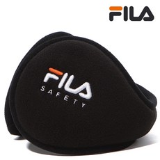 FILA SAFETY 방한귀마개 /휠라 동계용 귀덮개 귀도리, 블랙, 1개