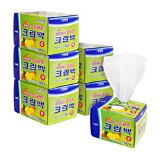 크린랩 컴팩트 크린백 중, 100개, 6개