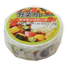 SAKAMOTO 蔬菜咖哩紙膠帶 可一張張撕下的設計, 1個