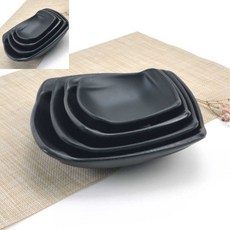 사땨 신파도구프 퓨전토기 찬기 접시 앞접시 돌산 멜라민 화이트컬러 업소용그릇 식당용앞접시, 신파도구프 퓨전토기 DS-2033