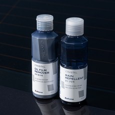 불스원시야확보세트 뉴 크리스탈 발수코팅제 140ml+유막제거제140ml 200218, 불스원시야확보세트 뉴 크리스탈 발수코팅제 140ml+유