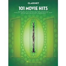 (영문도서)101 Movie Hits for Clarinet Sheet Music Songbook Instrumental Folio for All Leve... Paperback, Hal Leonard Publishing Corp..., English, 9781495060649